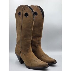Twisted X Women's Size 8 B Brown Leather Pointed Toe Western Boots WHH 0003